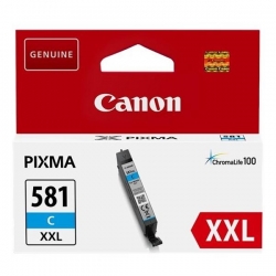 Canon oryginalny ink / tusz CLI-581C XXL, cyan, 11.7ml, 1995C001, very high capacity, Canon PIXMA TR7550, TR8550, TS6150, TS8150,