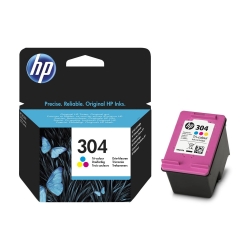 HP oryginalny ink / tusz N9K05AE, HP 304, Tri-color, 100s, HP DeskJet 2620,2630,2632,2633,3720,3730,3732,3735