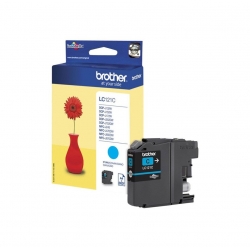 Brother oryginalny ink / tusz LC-121C, cyan, 300s, Brother DCP-J552DW,  MFC-J470DW