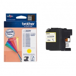 Brother oryginalny ink / tusz LC-223Y, yellow, 600s, Brother MFC-J4420DW, MFC-J4620DW