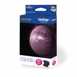 Brother oryginalny ink / tusz LC-1220M, magenta, 300s, Brother DCP-J925 DW