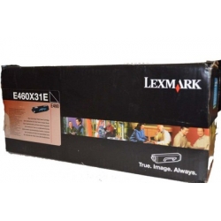Lexmark oryginalny toner E460X31E, black, 15000s, extra duża pojemność, Lexmark E460, O