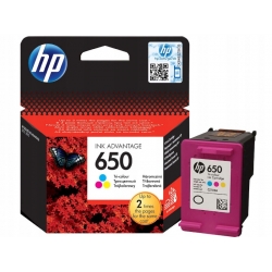 HP oryginalny ink / tusz CZ102AE, HP 650, color, 200s, HP Deskjet Ink Advantage 2515 AiO, 3515 e-Ai0, 3545