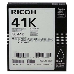 Ricoh oryginalny wkład żelowy 405761, black, 2500s, GC41HK, Ricoh AFICIO SG 3100, SG 3110DN, 3110DNW