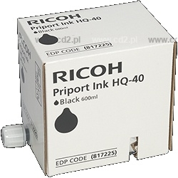 Ricoh oryginalny ink / tusz 817225, black, 600 Ricoh JP4500, JP4550