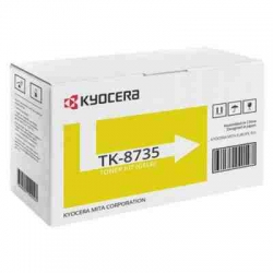 Kyocera oryginalny toner TK-8735Y, yellow, 40000s, 1T02XNANL0, Kyocera TASKalfa 7052ci, TASKalfa 7353ci, TASKalfa 8052ci, O
